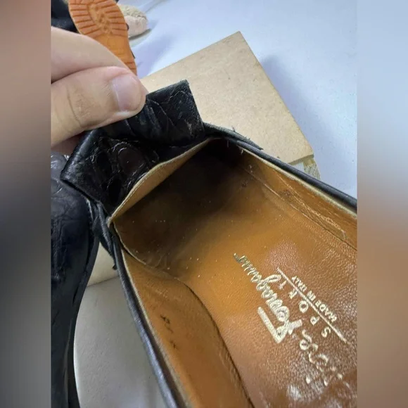 Salvatore Ferragamo Black Loafers - Picture 16 of 16